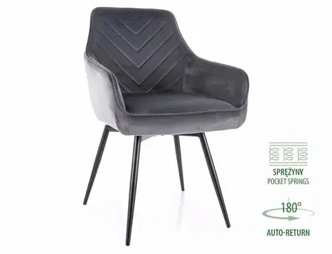 Stolička Servio Velvet