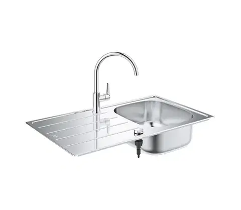GROHE 31562SD1 - Sada kuchynského drezu s batériou BAU 860 x 500 mm z nerezovej ocele 31562SD1