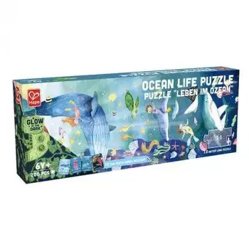 Metrové puzzle svietiace Život v oceáne HAPE - Hape