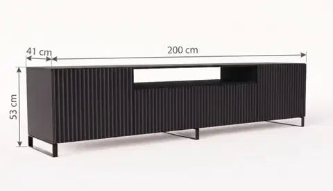 TV stolík NEMIO 200 cm - výber z 7 prevedení