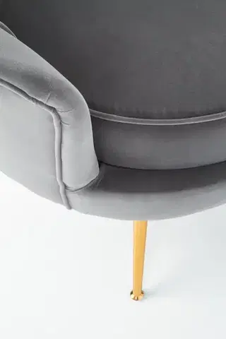 Relaxačné kreslo Moro sivé