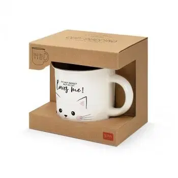 Legami Hrnček Cup-Puccino Cat HOME SWEET HOME - Legami