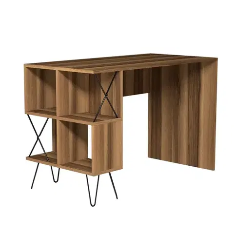 Písací stôl Extra - Walnut