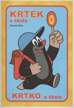 Krtek a škola - omalovánka - Zdeněk Miler