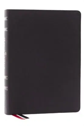 LSB, MacArthur Study Bible, Black Genuine Leather, Comfort Print - John F. MacArthur