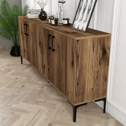 Konzolový stolík Kiev - Walnut