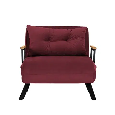 Rozkladacie kreslo Sando Single - Maroon
