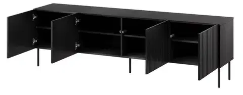 TV stolík Isla II čierny