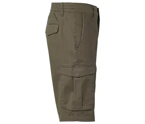 Cargo šortky, kaki