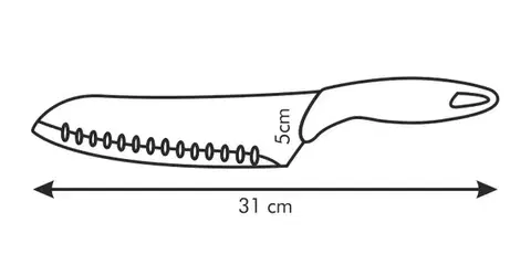 Tescoma japonský nôž PRESTO SANTOKU 20 cm