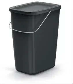 Odpadkový kôš COMPACTO FLAS 25 L čierny