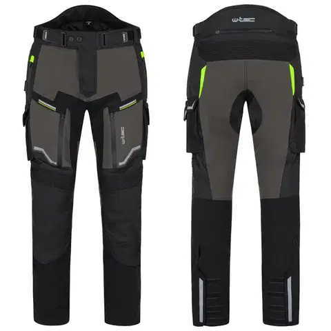 W-TEC Daimick kalhoty čierno-šedá - 5XL