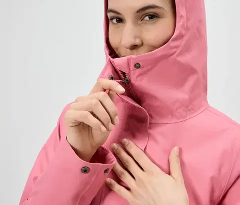 Funkčný kabát, ružový