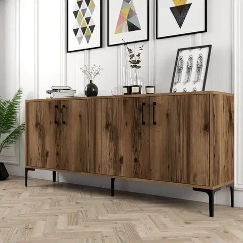 Konzolový stolík Kiev - Walnut