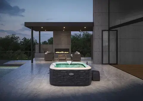 Intex Vírivka INTEX Pure spa Greystone deluxe bubble spa 4 NP (795 l)