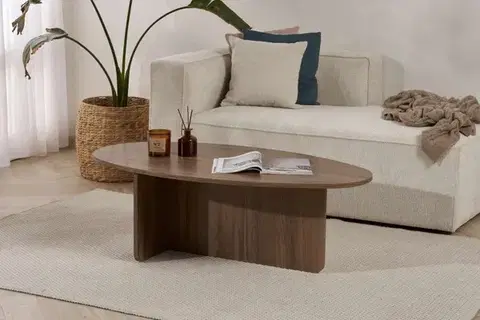 Konferenčný stolík Orba - Walnut