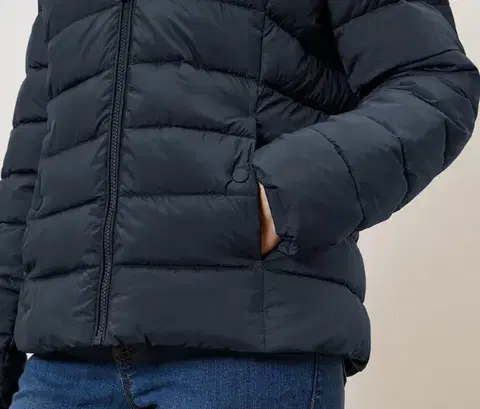 Prešívaná bunda, tmavomodrá