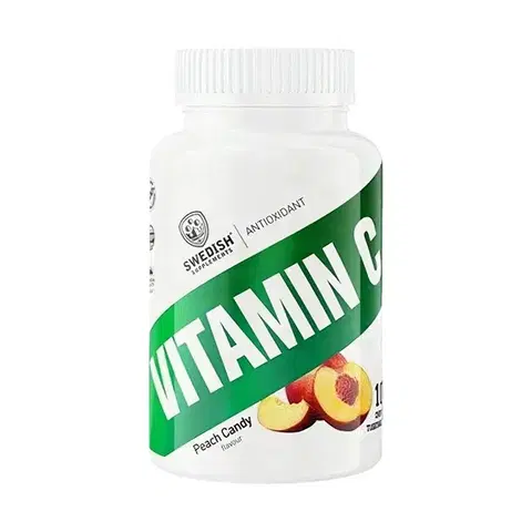 Vitamin C - Swedish Supplements 100 chewable tbl. Peach