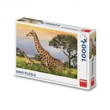 Puzzle Žirafia rodinka 1000 Dino - Dino Toys