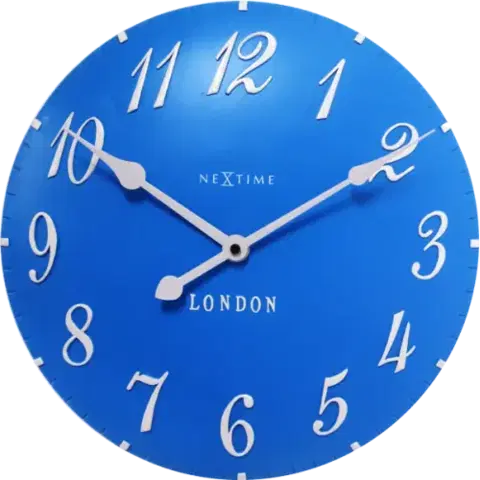 Nástenné hodiny 3084bl Nextime v aglickém retro štýle 35cm