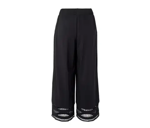 Nohavice culottes s výšivkou