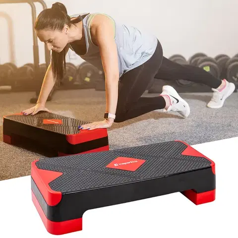 Aerobic step inSPORTline AS150 Farba čierno-červená