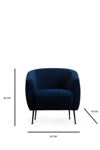 Kreslo ušiak Eses Blue - Wing