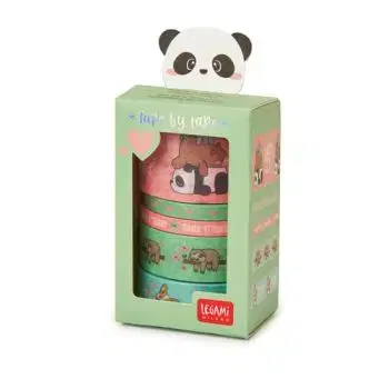 Legami Set 5 papierových lepiacich pások Cute Animals EXTRAORDINARY STATIONERY