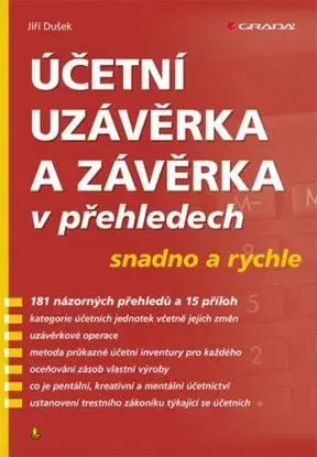 Účetní uzávěrka a závěrka v přehledech - snadno a rychle - Jiří Dušek