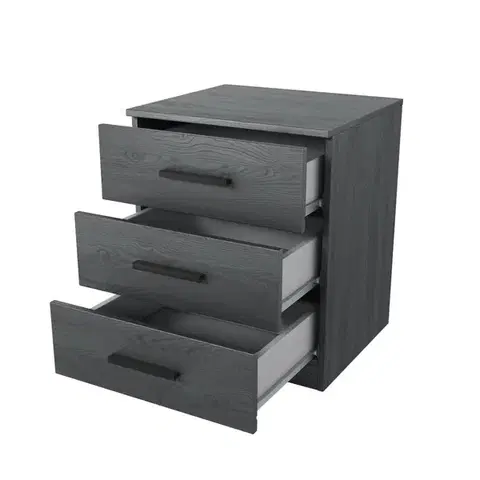 PALINDA 22 nočný stolík, dub Carbon