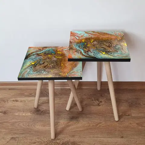 Sada odkladacích stolíkov (2 kusy) 2Shp280 - Multicolor