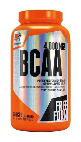 BCAA 4000 mg Optimal Ratio 2:1:1 - Extrifit 240 kaps.