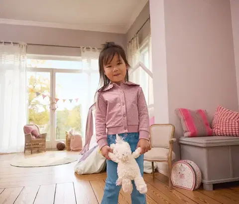 Detská mikina s volánom