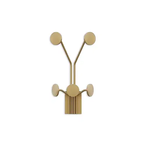 Nástenný kovový háčik Giraffe 24 cm zlatý