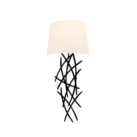 Nástenná lampa Asaf I biela