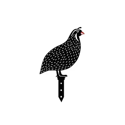Súprava dekoratívnych kovových doplnkov do záhrady Quails