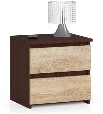 Nočný stolík CL2 40 cm wenge/sonoma