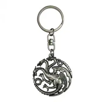 Game of Thrones: Targaryen kľúčenka 3D (kov)