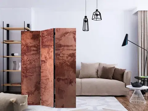 Paraván Red Metal Sheet Dekorhome