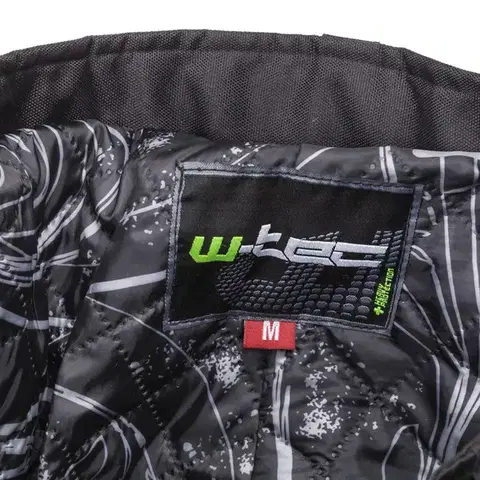 Pánske moto nohavice W-TEC Rusnac Farba čierno-zelená, Veľkosť 4XL
