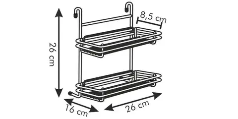 Tescoma polička dvojposchodová MONTI 26 cm