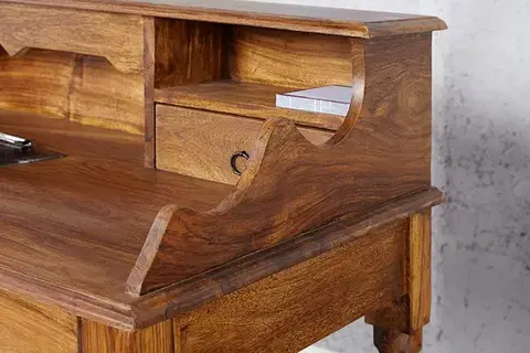 Písací stôl s úložným priestorom BOREAS Dekorhome