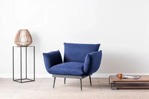 Kreslo ušiak Jax Solo - Navy Blue GR125