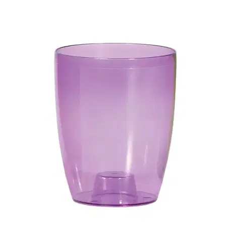 Plastový kvetináč na orchideu COUBIS ORCHID transparentný fialový