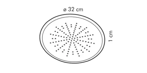 Tescoma forma na pizzu perforovaná DELICIA ø 32 cm