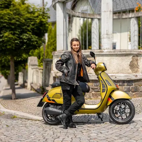 Dámske moto topánky W-TEC Leocia Black Farba čierna, Veľkosť 36