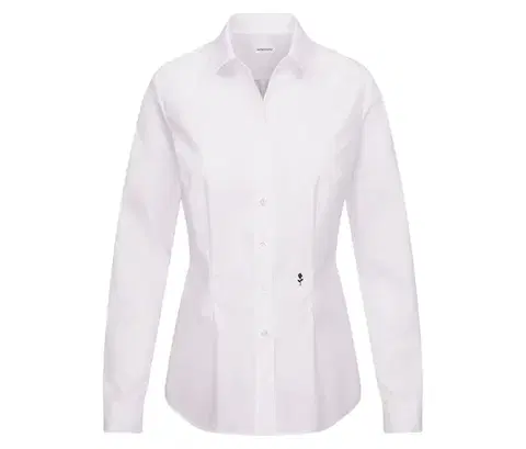 Blúzka Seidensticker Slim Fit non iron, biela