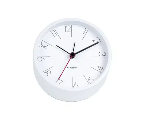 Budík Karlsson Elegant Numbers KA5648WH, 11cm