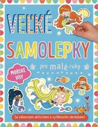 Morské víly - Veľké samolepky pre malé ruky