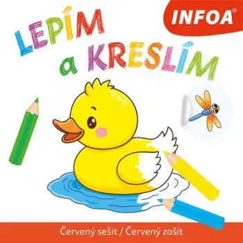 Lepím a kreslím - Červený sešit / Červený zošit (CZ/SK vydanie)
